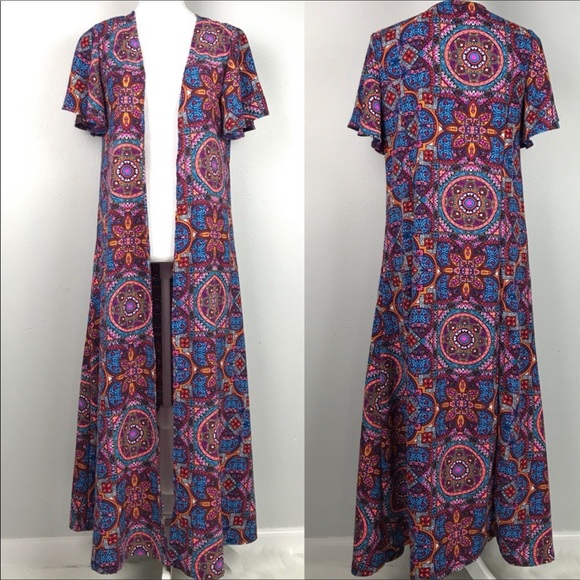 Judith March Multi Color Medallion Duster! - Picture 2 of 8